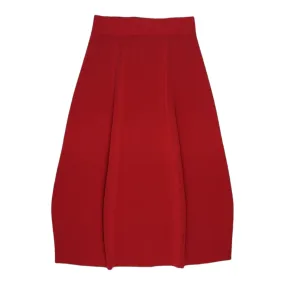 Studio Nicholson Red Panelled Jersey Skirt