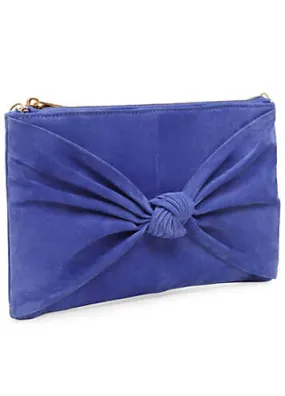 Suede Knot Front Clutch Bag by Phase Eight | Look Again