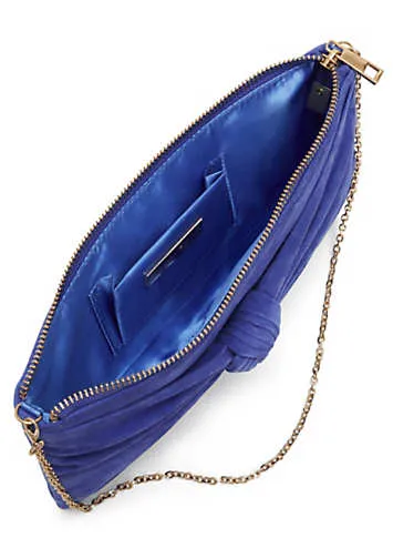 Suede Knot Front Clutch Bag by Phase Eight | Look Again