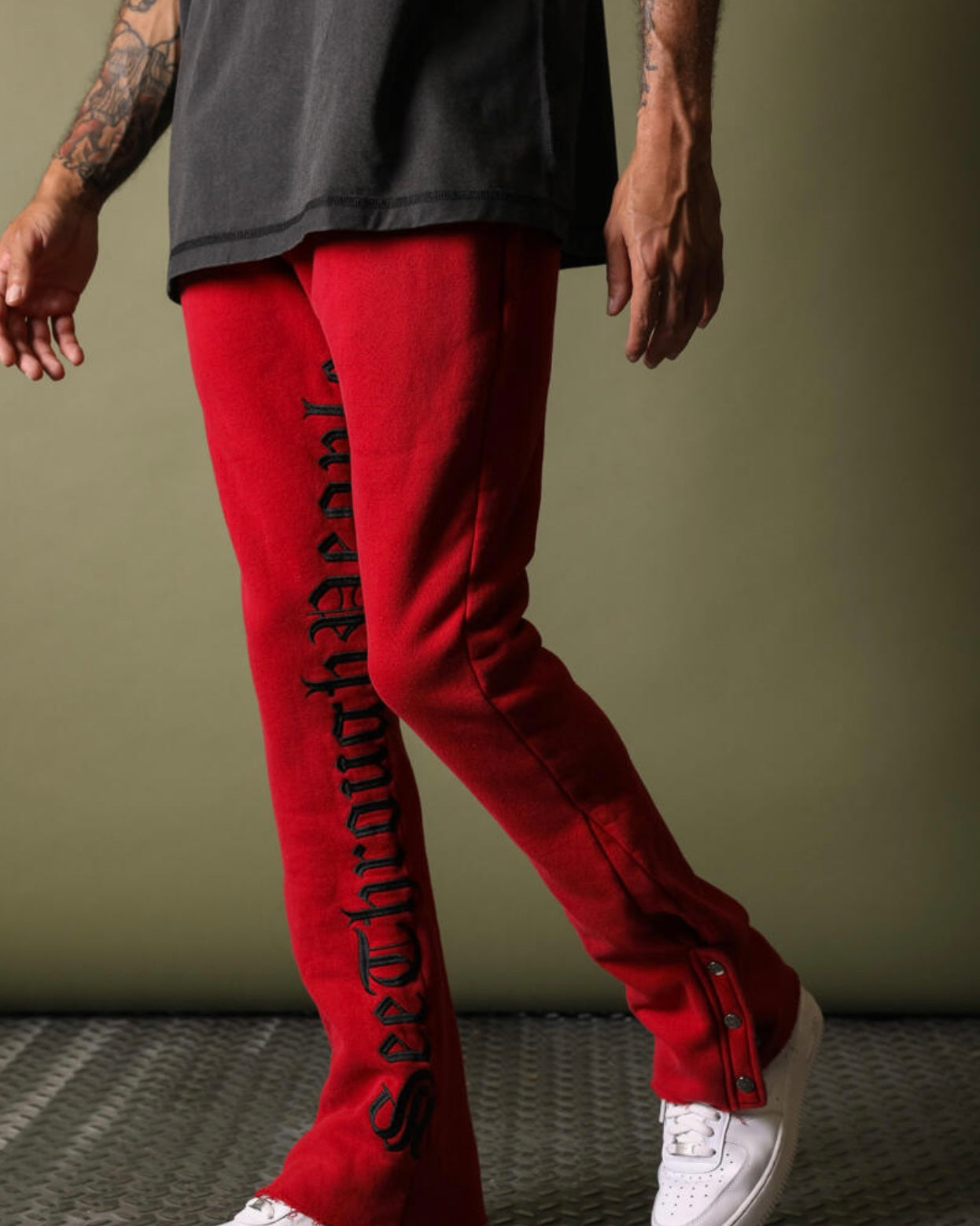 Terance Stacked Joggers