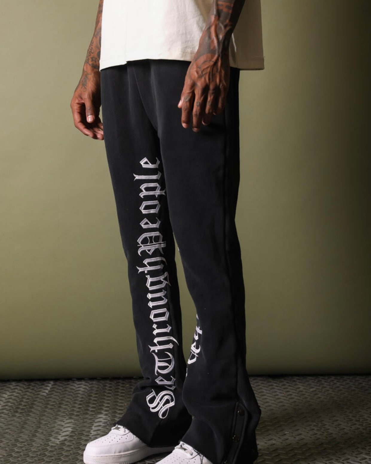 Terance Stacked Joggers