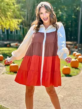 The Buttercream Button Down Dress