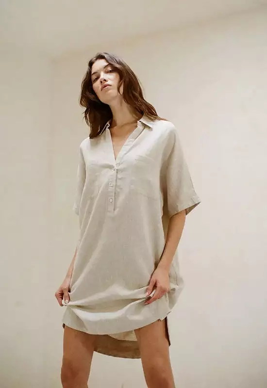 The Evelia Dress - Linen