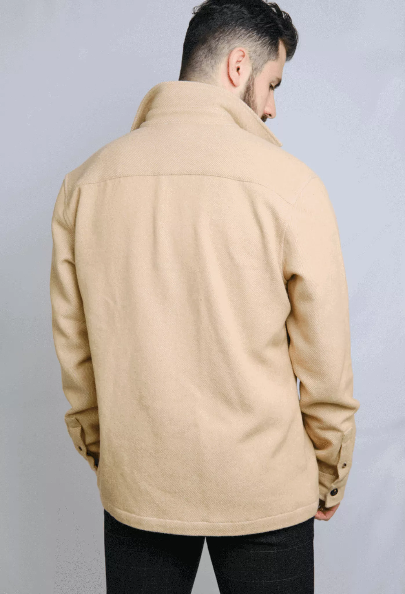 The James 100% Recycled Overshirt | Beige