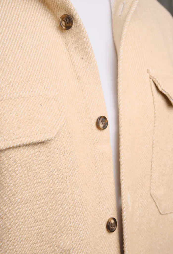 The James 100% Recycled Overshirt | Beige