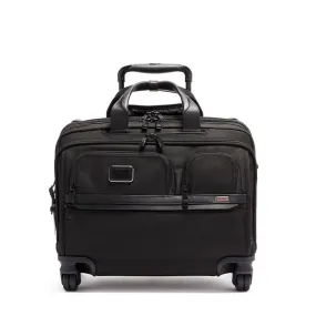 Tumi Alpha 3 Deluxe 4 Wheeled Laptop Case Brief     