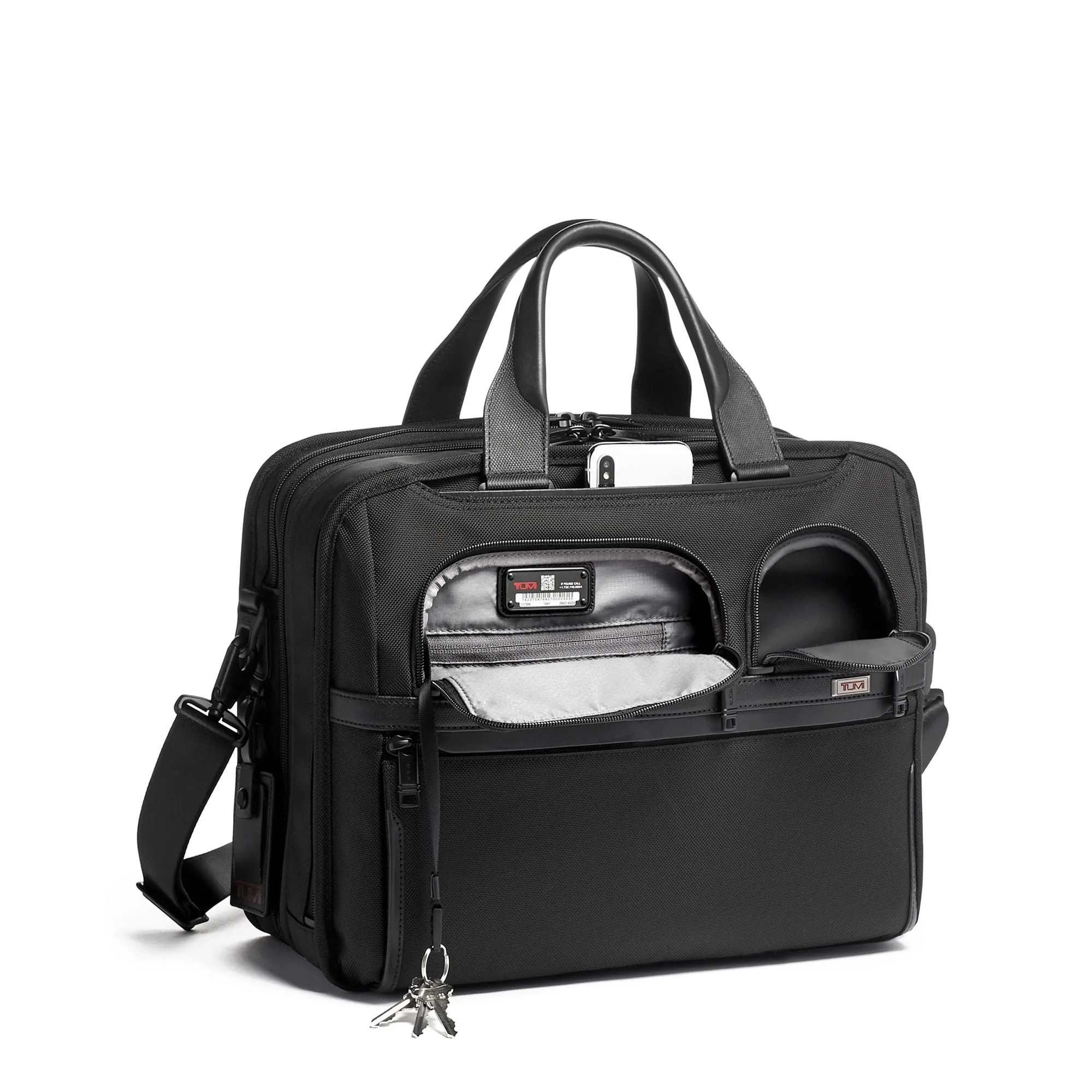 Tumi T Pass Expandable Laptop Brief 1173061041 Black