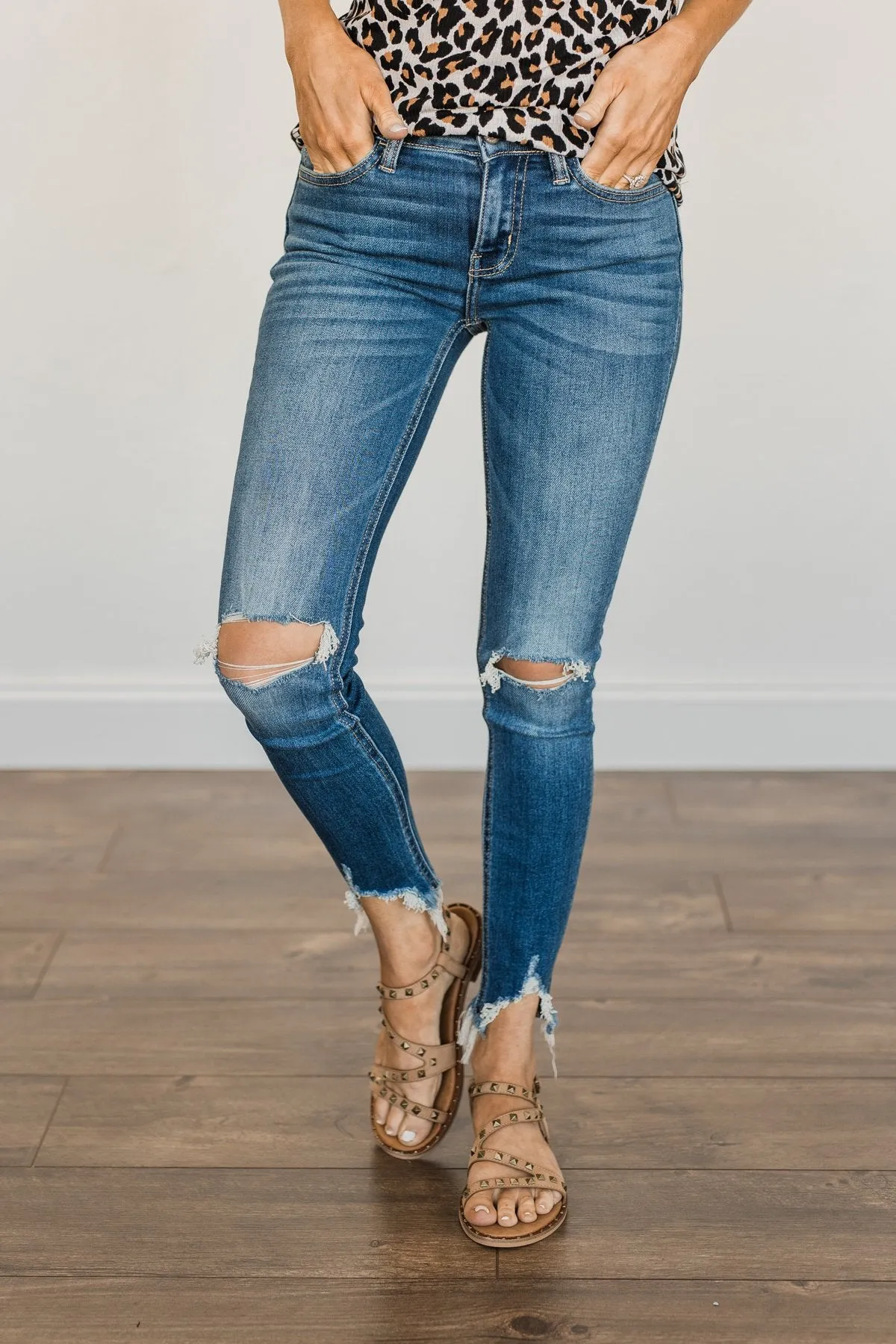 Vervet Mid-Rise Skinny Jeans- Bianca Wash