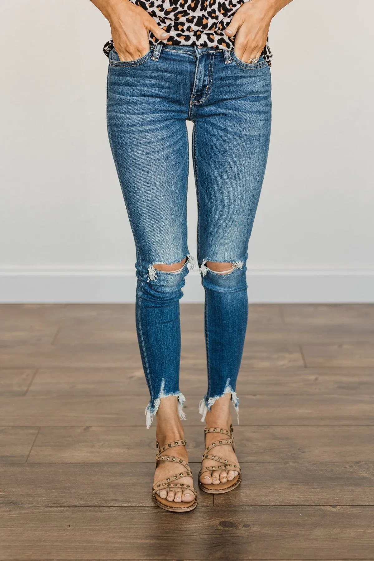 Vervet Mid-Rise Skinny Jeans- Bianca Wash