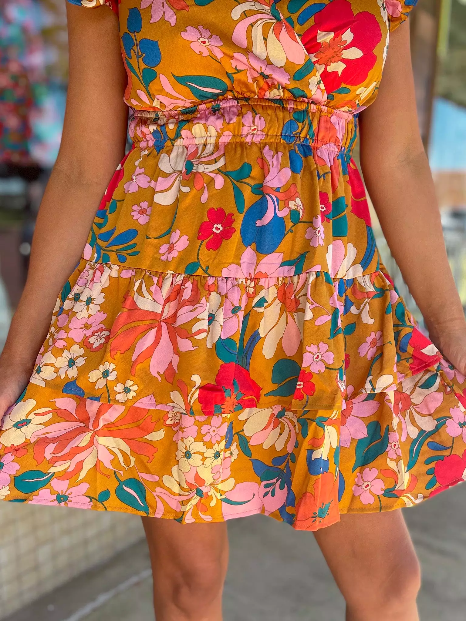 Where We Are Floral Dress