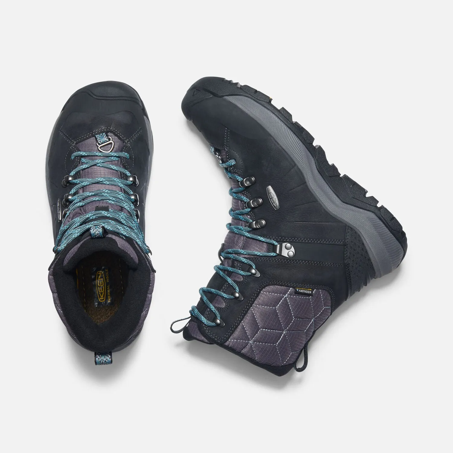 Women's Keen Revel IV High Polar Boot Color: Black / North Atlantic