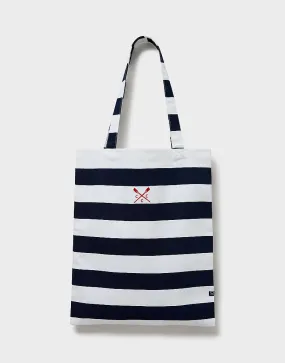 Women's Organic Stripe Cotton Canvas Shopper from Crew Clothing Company