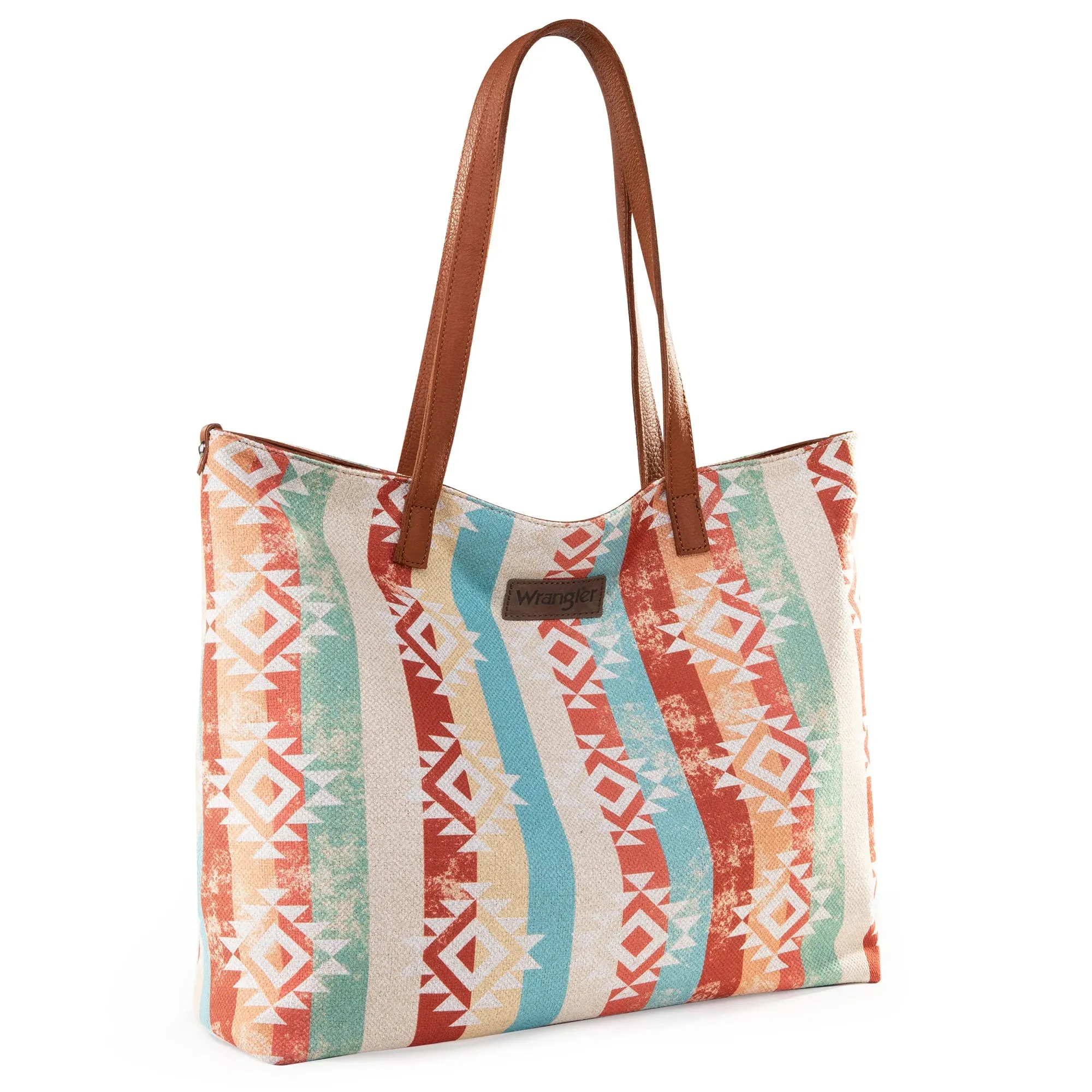 Wrangler Aztec Canvas Tote