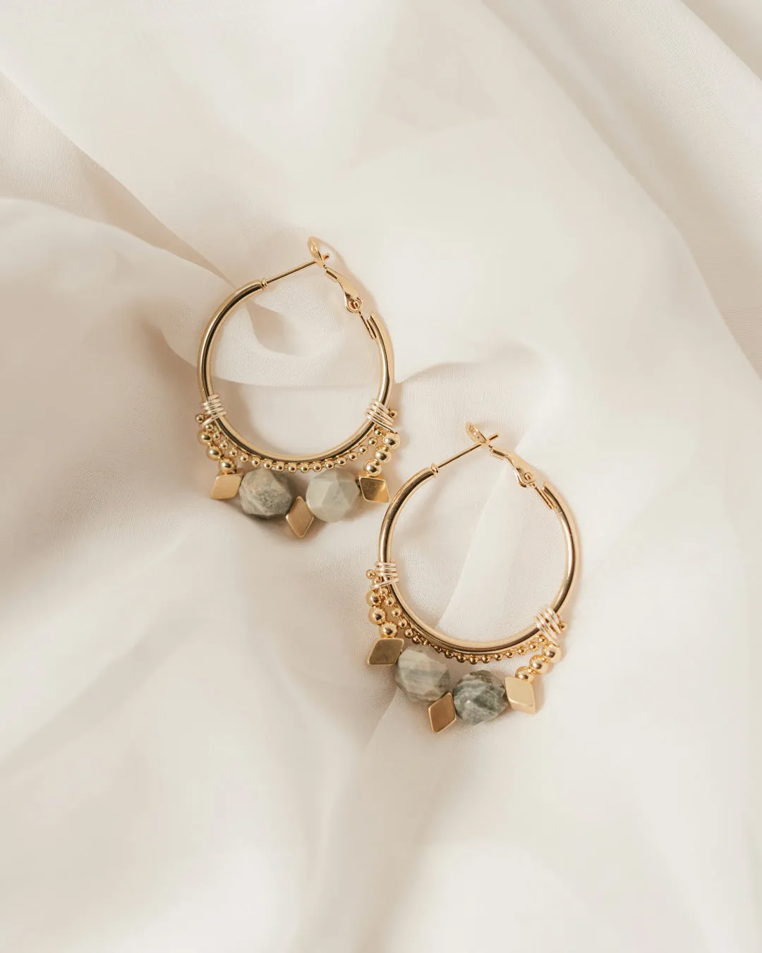 Zenith Gold Earrings